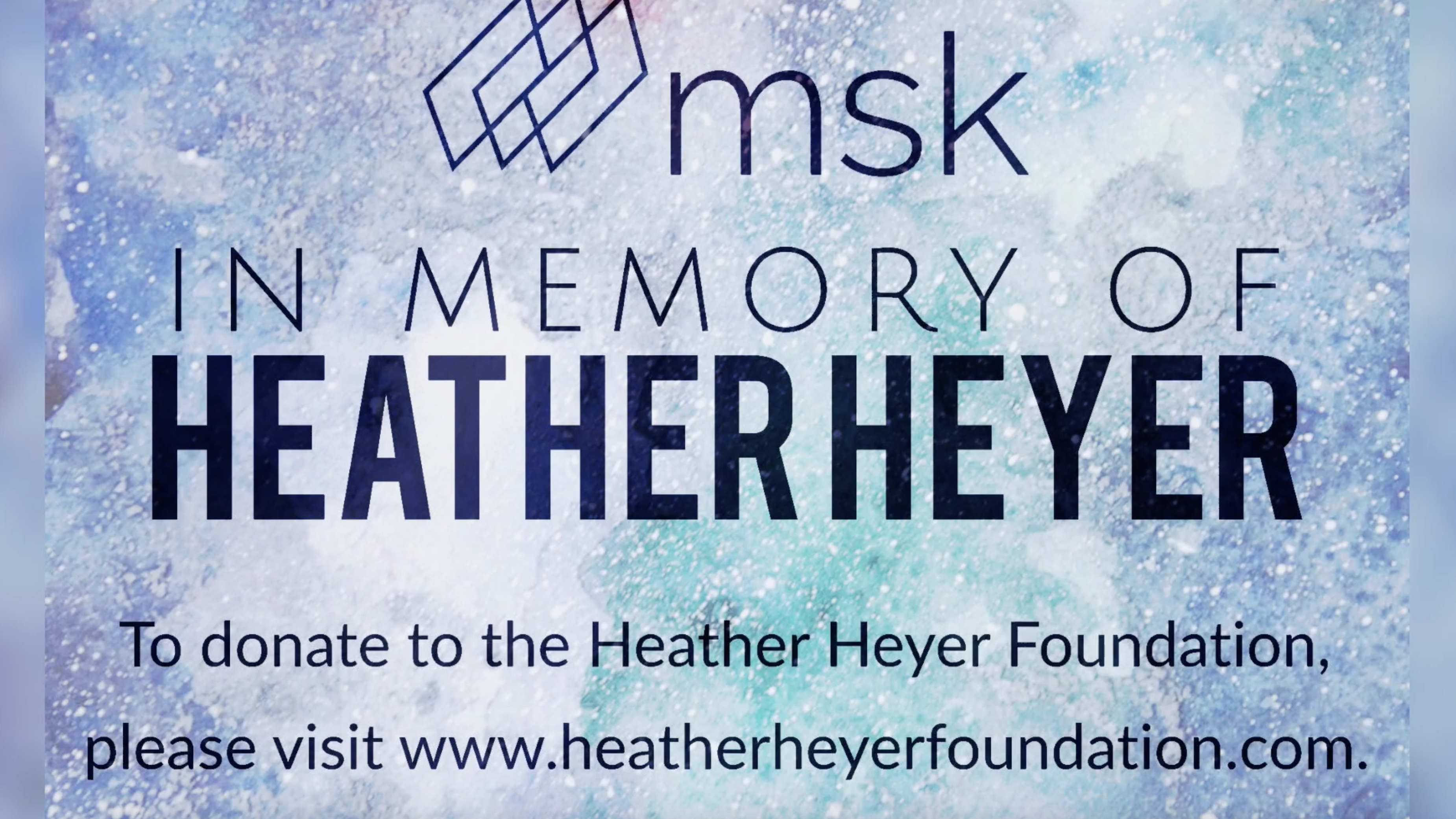 MSK in Support of the Heather Heyer Foundation