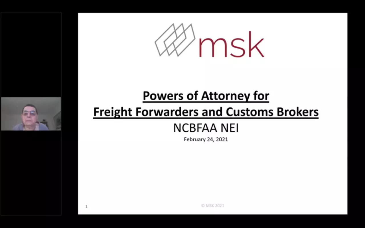 Powers of Attorney for Freight Forwarders and Customs Brokers